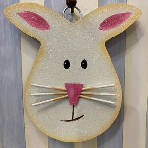 Sparkly Bunny Mini Charm Wall Decor